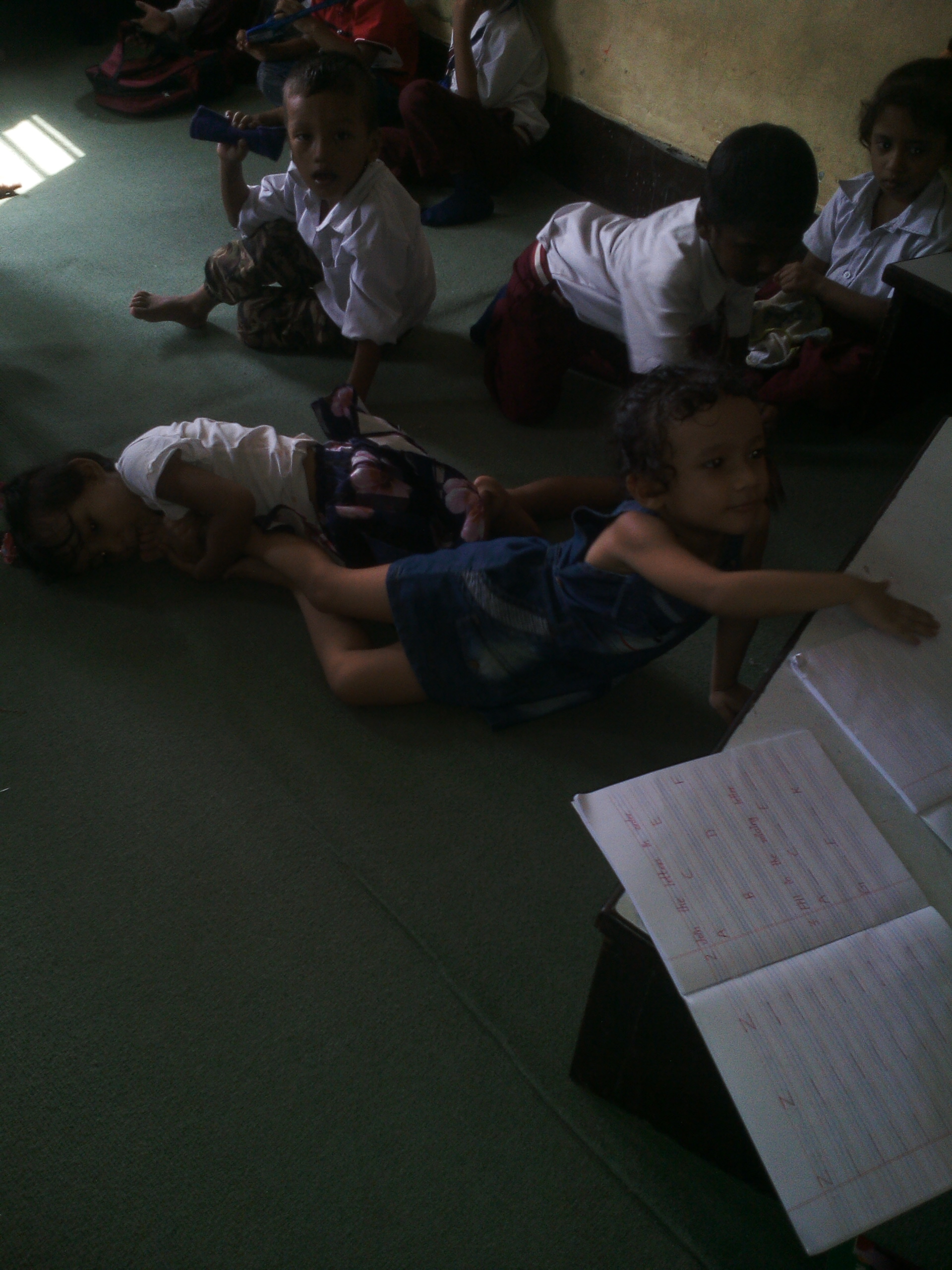 manjari with her friends.